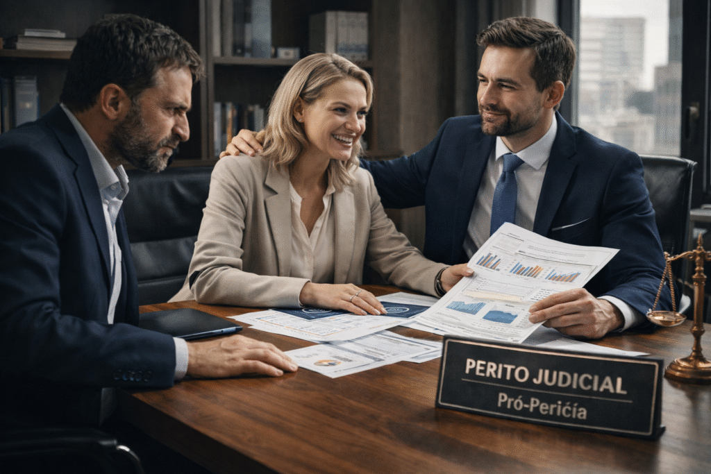 Perito judicial apoia sócio em dissolução societária com avaliação técnica para apuração justa de haveres e negociação segura.